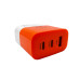 Мережевий зарядний пристрій WUW-C215 65W Charger 2 USB C + USB A white black Мережевий зарядний пристрій WUW-C215 65W Charger 2 USB C + USB A white black