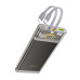 Внешний аккумулятор HOCO J104 Discovery edition 22.5W fully compatible power bank with cable(10000mAh) Gray