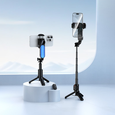 Селфі-трипод HOCO K90 Feliz single-axis live broadcast holder Black