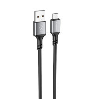 Кабель BOROFONE BX83 Micro Famous silicone charging data cable Black Кабель BOROFONE BX83 Micro Famous silicone charging data cable Black