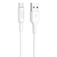 Кабель HOCO X25 USB to Micro 2A, 1m, PVC, PVC connectors, White Кабель HOCO X25 USB to Micro 2A, 1m, PVC, PVC connectors, White
