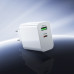 Мережевий зарядний пристрій BOROFONE BA106A Stellar PD20W+QC3.0 charger (EU) White Мережевий зарядний пристрій BOROFONE BA106A Stellar PD20W+QC3.0 charger (EU) White