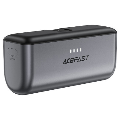 Зовнішній акумулятор ACEFAST M9-5000 PD20W capsule power bank Black Зовнішній акумулятор ACEFAST M9-5000 PD20W capsule power bank Black