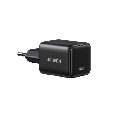 Мережевий зарядний пристрій UGREEN X512 20W USB-C GaN Fast Charger EU Black Мережевий зарядний пристрій UGREEN X512 20W USB-C GaN Fast Charger EU Black