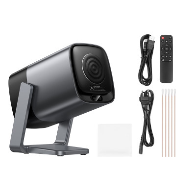 Проектор HOCO DT7 WiFi 2.4+5G. Smart electric focus projector(1080P Android version) Metal Gray