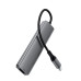 USB-хаб ACEFAST J18 USB-C 6-in-1 HUB docking station Metal Gray