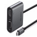 USB-хаб UGREEN USB-C to HDMI + VGA +USB 3.0 Adapter with PD (Space Gray)