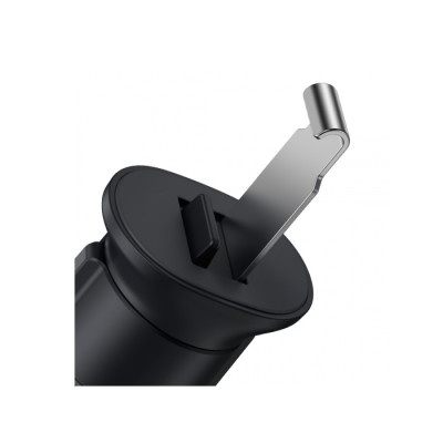 Автотримач для телефона Baseus Metal AgeⅡ Gravity Car Mount(Air Outlet Version)Dark Grey Автотримач для телефона Baseus Metal AgeⅡ Gravity Car Mount(Air Outlet Version)Dark Grey