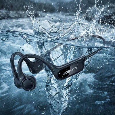 Бездротові спортивні навушники ACEFAST N10 bone conduction BT earphones, IP68, Black Бездротові спортивні навушники ACEFAST N10 bone conduction BT earphones, IP68, Black
