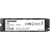 Накопичувач SSD M.2 Patriot P300 512GB NVMe 2280 PCIe 3.0x4 3D NAND TLC