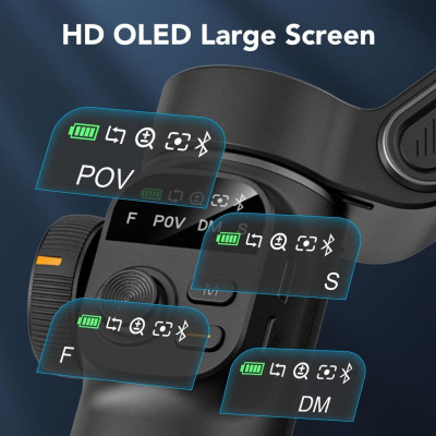 Триосьовий стабілізатор AOCHUAN Professional Gimbal Stabilizer for Smartphone Smart X2 Чорний Триосьовий стабілізатор AOCHUAN Professional Gimbal Stabilizer for Smartphone Smart X2 Чорний