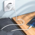 Мережевий зарядний пристрій з кабелем HOCO C94A Metro single port PD20W charger set(Type-C to Type-C) White