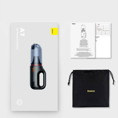 Автомобільний пилосос Baseus A7 Car Vacuum Cleane Dark Gray Автомобільний пилосос Baseus A7 Car Vacuum Cleane Dark Gray