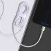 Кабель Baseus Cafule Series Metal Data Cable USB to IP 2.4A 1m White Кабель Baseus Cafule Series Metal Data Cable USB to IP 2.4A 1m White