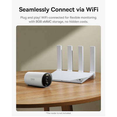 IP-камера відеоспостереження Baseus Security B1 Outdoor Camera 2K White