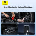 Автомобільний пуско-зарядний пристрій з насосом Baseus Super Energy Series 4-in-1 Car Jump Starter 600A Cluster Black Автомобільний пуско-зарядний пристрій з насосом Baseus Super Energy Series 4-in-1 Car Jump Starter 600A Cluster Black