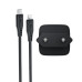 Мережевий зарядний пристрій ACEFAST A118 PD30W mini GaN USB-C fast charger set (P16) Black