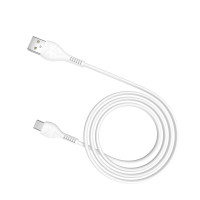 Кабель HOCO X37 USB to Type-C 3A, 1m, PVC, PVC connectors, White Кабель HOCO X37 USB to Type-C 3A, 1m, PVC, PVC connectors, White