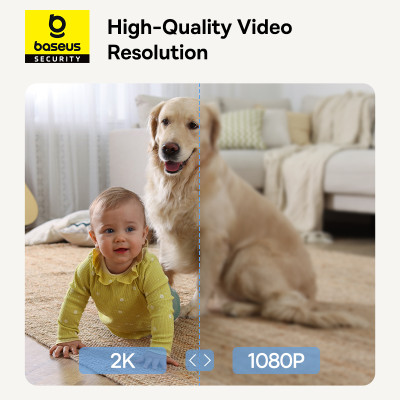 IP-камера відеоспостереження Baseus Security P1 Series Indoor 3MP OS White EU