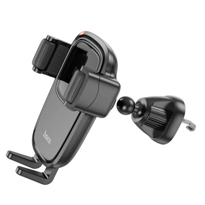 Автотримач для телефона з БЗП HOCO HW1 Pro wireless fast charge car holder(air outlet) Black Автотримач для телефона з БЗП HOCO HW1 Pro wireless fast charge car holder(air outlet) Black