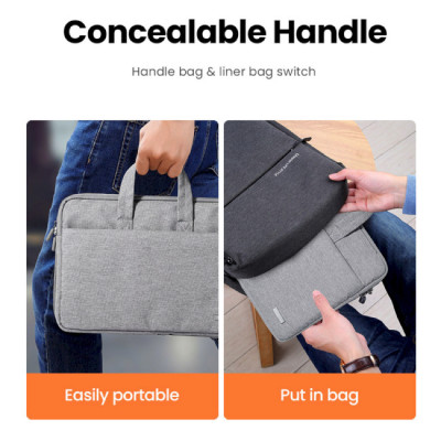 Сумка UGREEN LP437 Laptop Bag 13''-13.9'' (Gray)(UGR-20448) Сумка UGREEN LP437 Laptop Bag 13''-13.9'' (Gray)(UGR-20448)