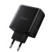Мережевий зарядний пристрій HOCO C160A Upgrade PD65W(2C1A) charger Black