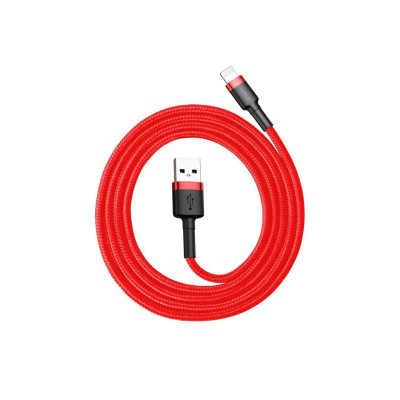 Кабель Baseus Cafule Cable USB For Lightning 1.5A 2m Red+Red Кабель Baseus Cafule Cable USB For Lightning 1.5A 2m Red+Red