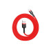 Кабель Baseus Cafule Cable USB For Lightning 1.5A 2m Red+Red Кабель Baseus Cafule Cable USB For Lightning 1.5A 2m Red+Red