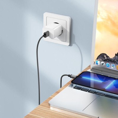 Кабель BOROFONE BX87 USB to iP 2.4A,1m, nylon, aluminum connectors, Black Кабель BOROFONE BX87 USB to iP 2.4A,1m, nylon, aluminum connectors, Black