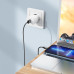 Кабель BOROFONE BX87 USB to iP 2.4A,1m, nylon, aluminum connectors, Black Кабель BOROFONE BX87 USB to iP 2.4A,1m, nylon, aluminum connectors, Black