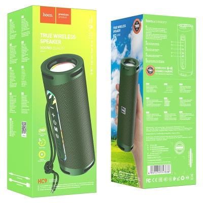 Портативна колонка HOCO HC9 Dazzling pulse sports BT speaker Dark Green