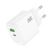 Мережевий зарядний пристрій HOCO CS55A Surplus PD30W+QC3.0 charger White Мережевий зарядний пристрій HOCO CS55A Surplus PD30W+QC3.0 charger White