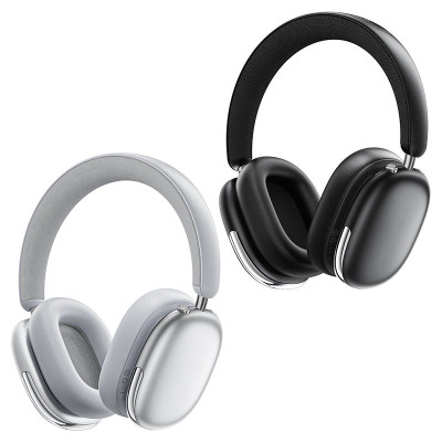 Бездротові накладні навушники ACEFAST H9 active noise cancelling wireless headset, ANC, Silver