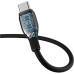 Кабель Baseus Pudding Series Fast Charging Cable Type-C to Type-C 100W 1.2m Cluster Black Кабель Baseus Pudding Series Fast Charging Cable Type-C to Type-C 100W 1.2m Cluster Black
