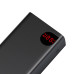 Зовнішній акумулятор Baseus Adaman Digital Display Fast Charge Power Bank 40000mAh 22.5W Black