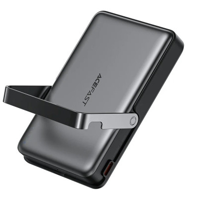 Внешний аккумулятор ACEFAST M17 PD20W/22.5W magnetic fast charging power bank with built-in stand 10000mAh Black