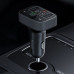 АЗП з FM-модулятором Baseus S-09 Lite Series Car FM Transmitter Cluster Black