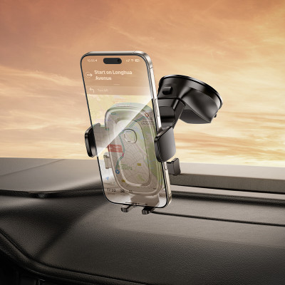 Автотримач для телефона BOROFONE BH132 Follower one-button car holder(center console)