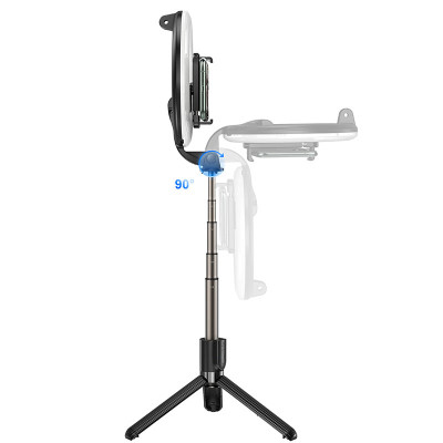 Кільцева лампа на штативі HOCO LV03 Plus Showfull fill light live broadcast holder Black