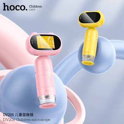 Дитячий мікроскоп HOCO DV206 800 mAh Children microscope Pink