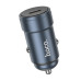 Автомобільний зарядний пристрій HOCO Z57 Glorious single-port PD30W car charger Metal Gray Автомобільний зарядний пристрій HOCO Z57 Glorious single-port PD30W car charger Metal Gray