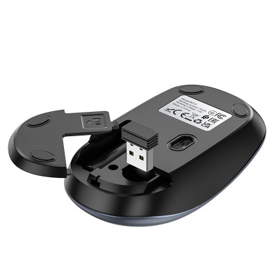 Маніпулятор миша BOROFONE BG13 Winner 2.4G business wireless mouse Black Metal Gray Маніпулятор миша BOROFONE BG13 Winner 2.4G business wireless mouse Black Metal Gray