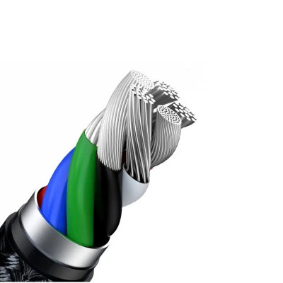 Кабель Baseus Cafule Series Metal Data Cable Type-C to iP PD 20W 1m Black Кабель Baseus Cafule Series Metal Data Cable Type-C to iP PD 20W 1m Black