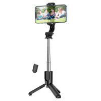Селфі-трипод HOCO K17 Figure mini live broadcast stand (75cm) Black Селфі-трипод HOCO K17 Figure mini live broadcast stand (75cm) Black