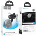 Автотримач для телефона HOCO H23 Alma metal ring magnetic car holder(air outlet) Black Metal Gray