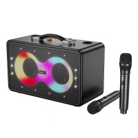 Портативна колонка HOCO HA8 Ave wireless dual-mic outdoor BT speaker Black