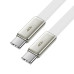 Кабель ACEFAST C24-03, Type-C to Type-C, 60W, 3A, 1.2m, Braided wire, Zinc alloy + TPE connectors, White Кабель ACEFAST C24-03, Type-C to Type-C, 60W, 3A, 1.2m, Braided wire, Zinc alloy + TPE connectors, White