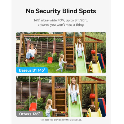 IP-камера відеоспостереження Baseus Security B1 Outdoor Camera 2K White
