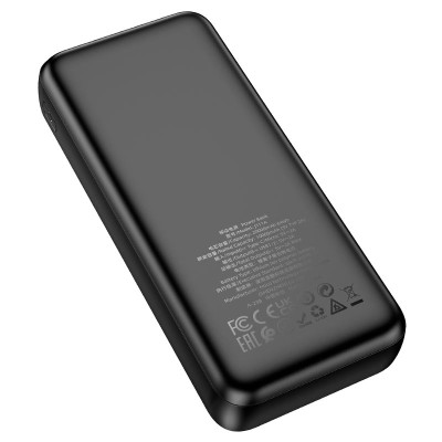 Зовнішній акумулятор HOCO J111A Smart charge power bank(20000mAh) Black