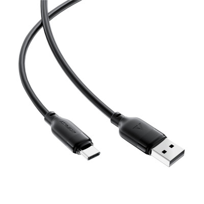 Кабель ACEFAST C16-04, USB to Type-C, 3A, 1.2m ,TPE, TPU connectors, Black